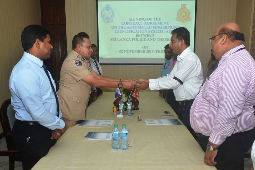 Contract Agreement Signing for the AFIS